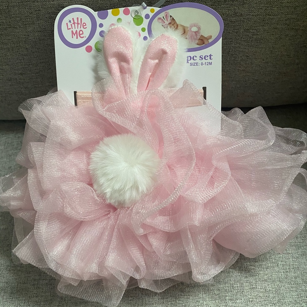 Little Me Bunny Tutu Set, NWT